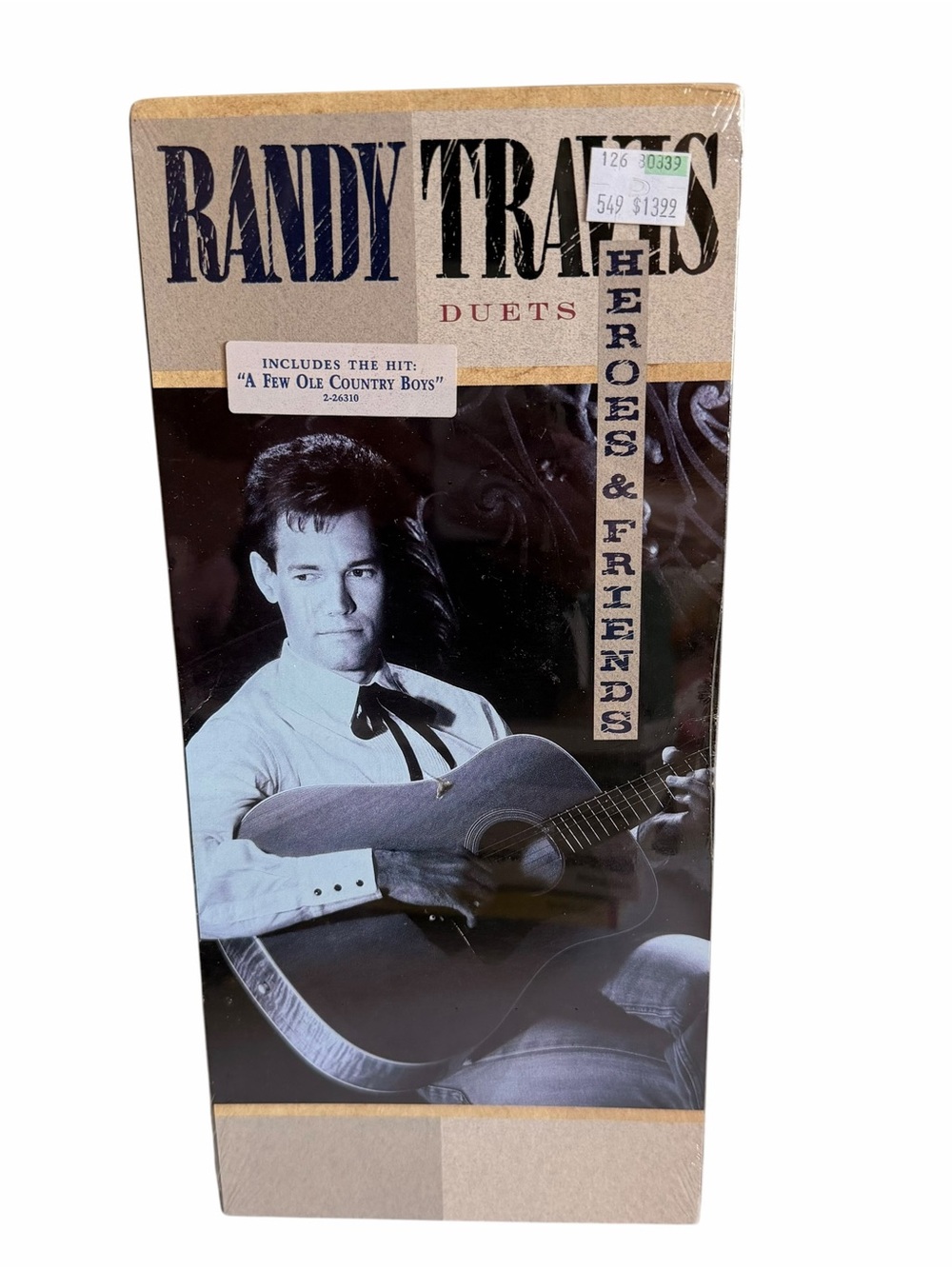 Randy Travis Heroes & Friends Duets Warner Bros Longbox Music CD